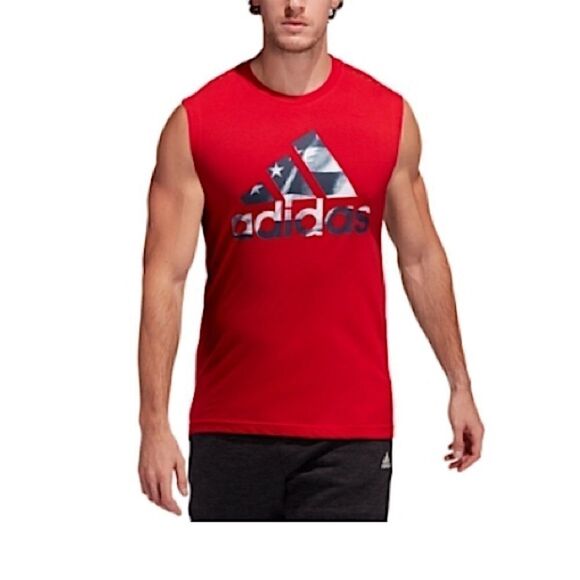New Adidas Men's Americana Tank
Top Red, Small Men's Athletic Performance - Picture 2 of 4